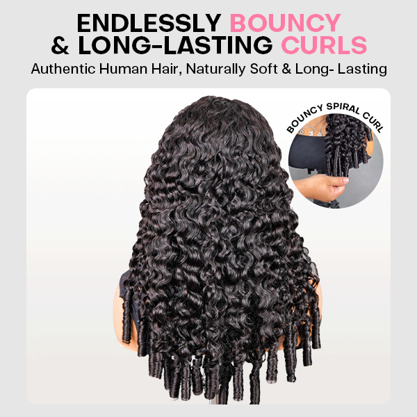 Wear Go 13x6 Burmese Curly Glueless Wig HD Lace Front Wig Real Ear To Ear With Invisi Draw-string Wig