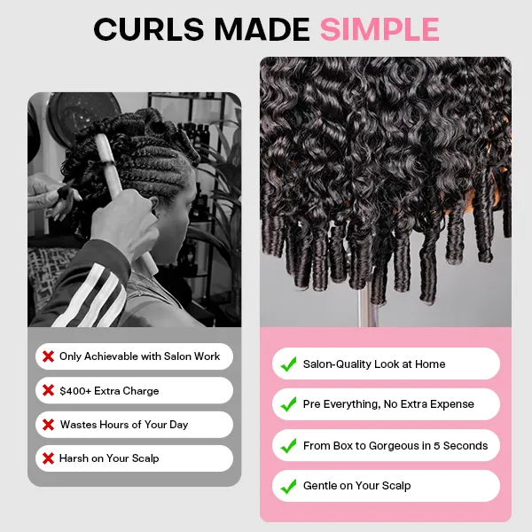 Wear Go 13x6 Burmese Curly Glueless Wig HD Lace Front Wig Real Ear To Ear With Invisi Draw-string Wig