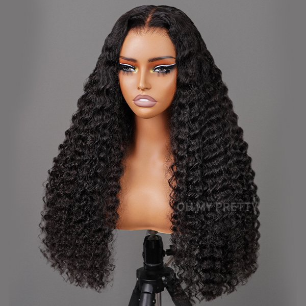Wear Go 13x6 Deep Wave Glueless Wig HD Lace Front Wig Real Ear To Ear With Invisi Draw-string Wig