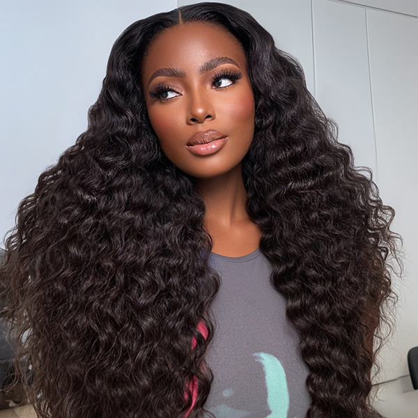 OhMyPretty Loose Deep 13x4 Lace Front Wig with Pre-plucked Edges