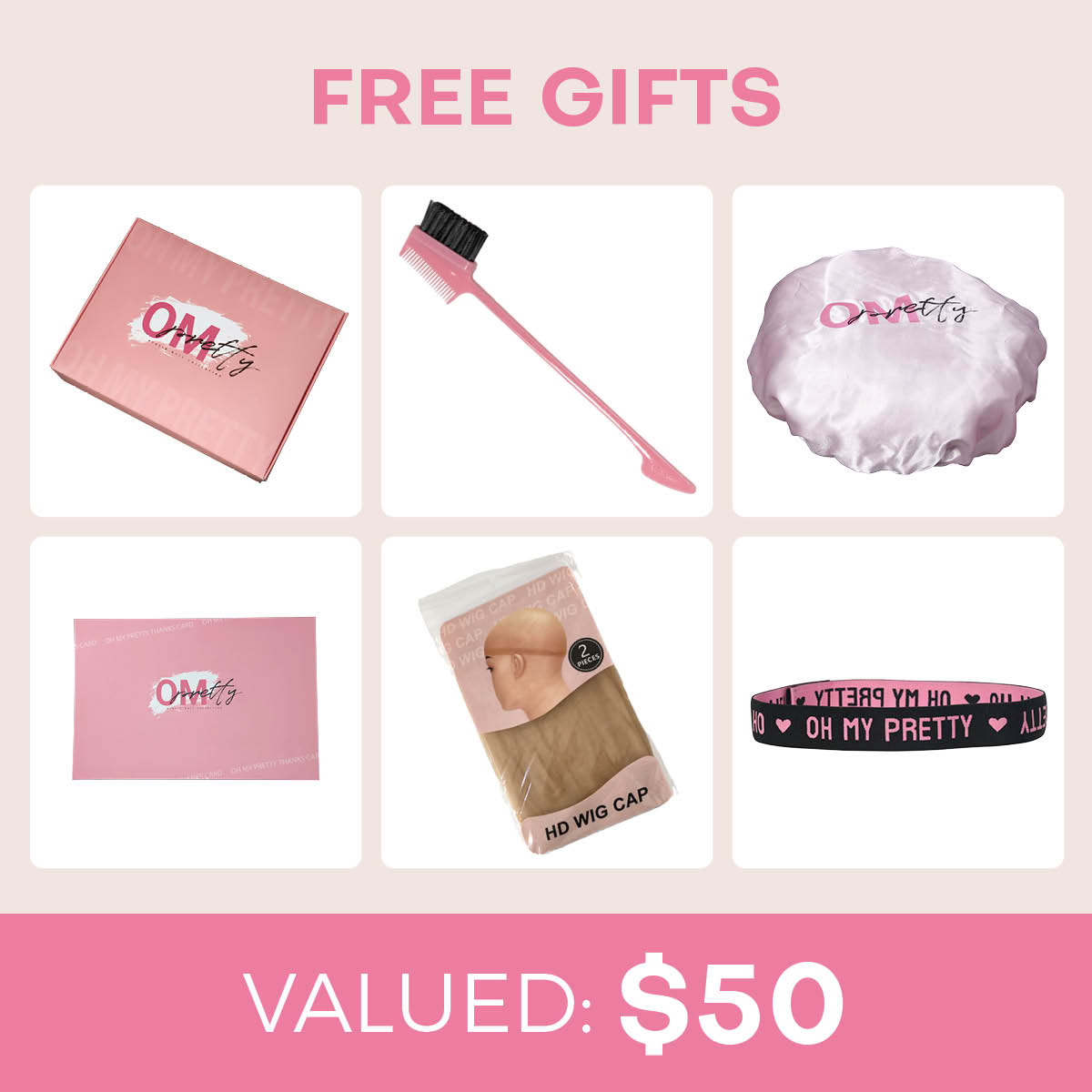 OhMyPretty Kinky Straight Drawstring Ponytail With InvisiFit Strap 100% Human Hair Extension