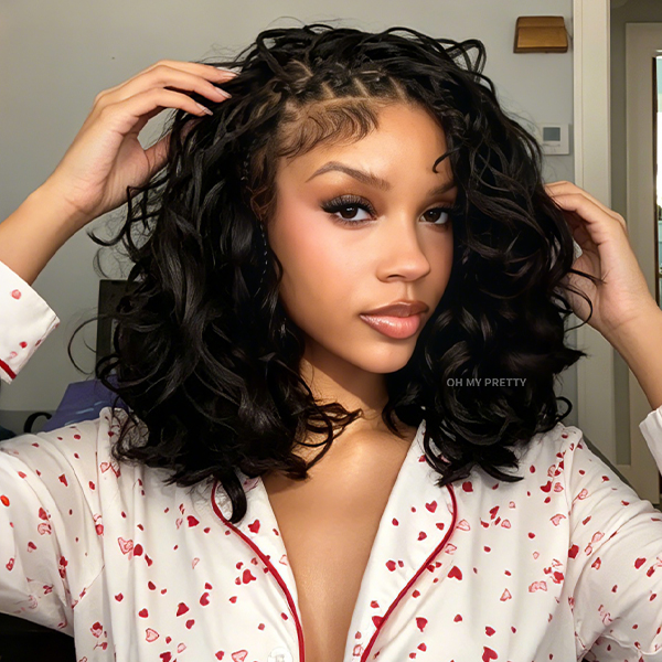 French Curl Feather Crochet Human Hair Invisible Miracle Knots Style for Boho Braids Pre-Separated Tangle Free