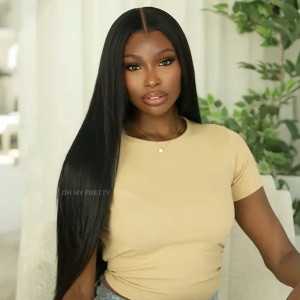 Luxury Wear Go 13x6 Silky Straight Glueless Wig HD Lace Front Wig With Invisi Draw-strings