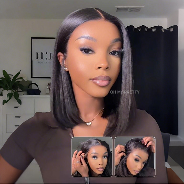 M Cap Yaki Straight 9x6 Wear Go Wig Pre-Bleached Tiny Knots Glueless Wig Flash Sale