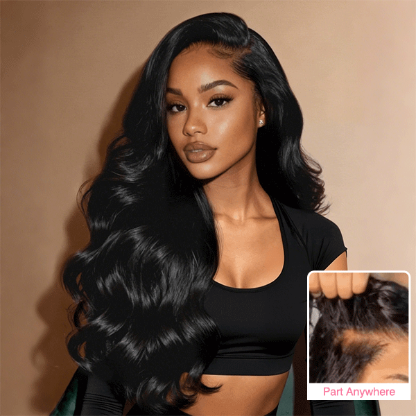 Wear Go 13x6 Body Wave Glueless Wig HD Lace Front Wig With Invisi Draw-strings