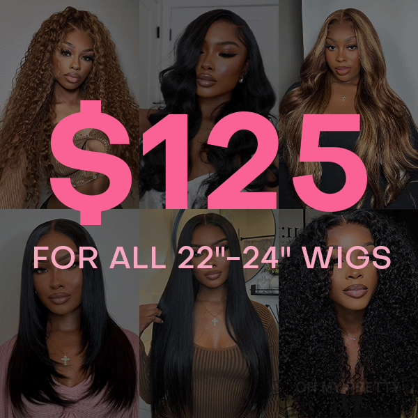 24 HRS Shipping | 22''-24" Wear Go Glueless Wigs All $125 Super Flash Sale Limited Time Limited Stock With Free Gifts
