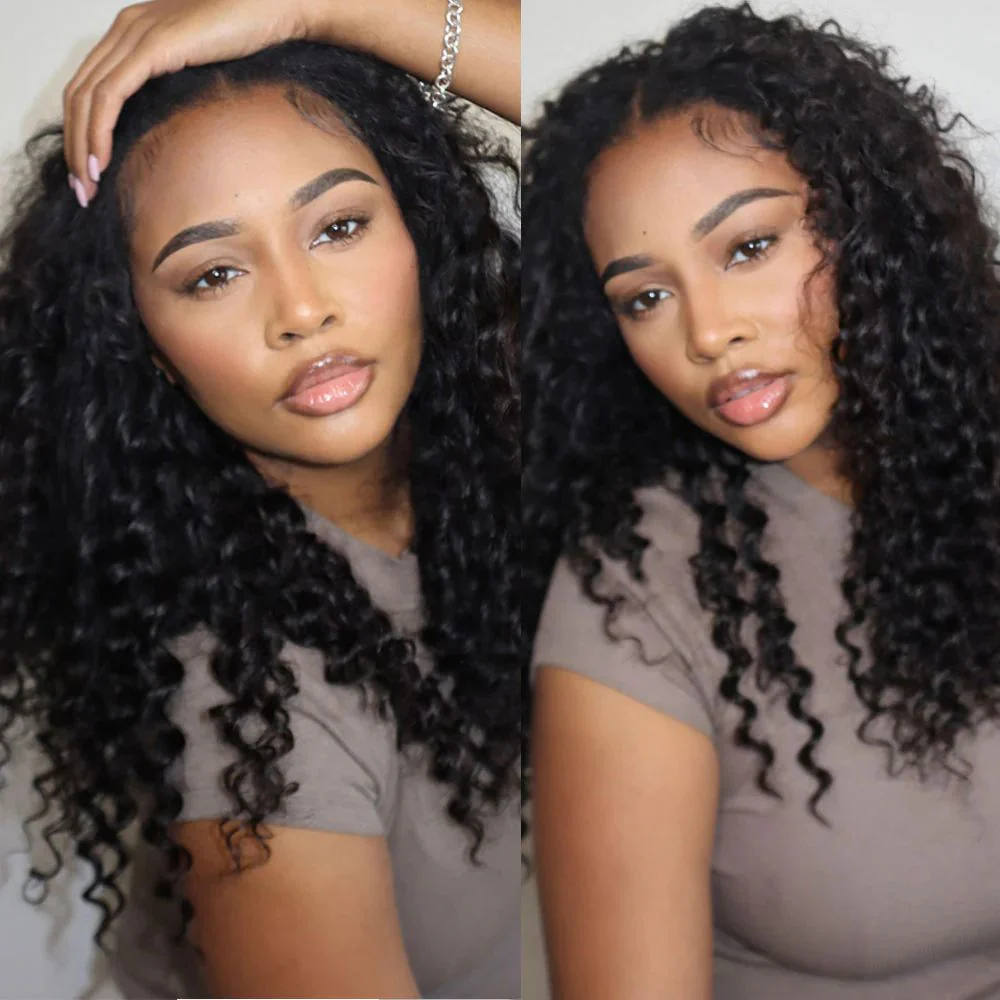 Deep Wave Crochet Human Hair for Natural Boho Braids Miracle Knots Ready Time-Saving Pre-Separated Tangle Free