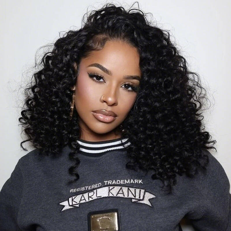 Deep Wave Crochet Human Hair for Natural Boho Braids Miracle Knots Ready Time-Saving Pre-Separated Tangle Free