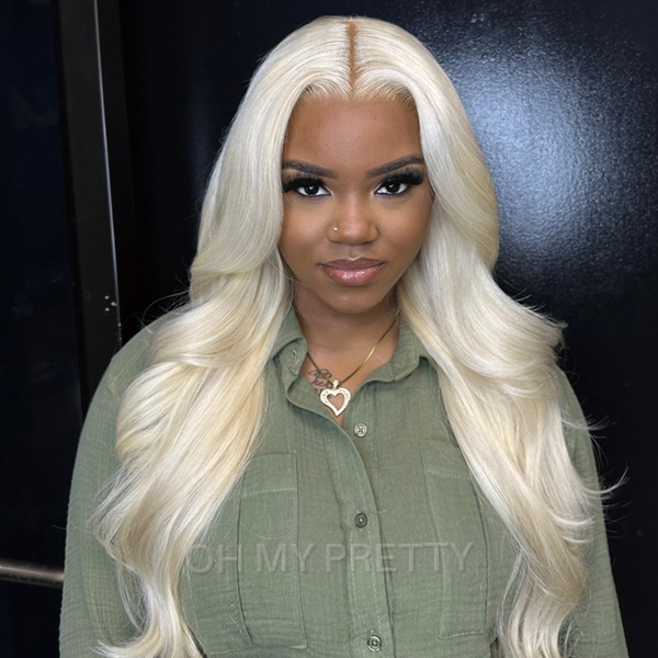 OhMyPretty Glueless 613 Straight Wear Go 6x4 HD Lace Wig With Pre-plucked Edges