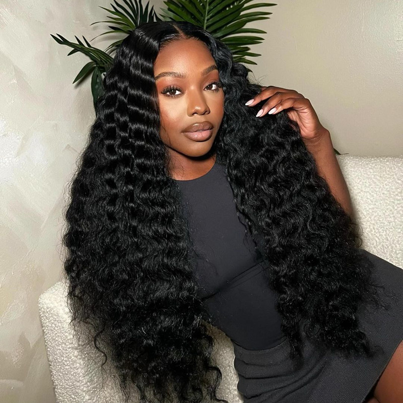 Deep Wave Human Hair Wig 13*6 Lace Front Wig