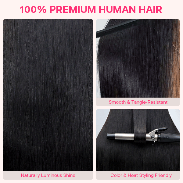 Luxury Wear Go 13x6 Silky Straight Glueless Wig HD Lace Front Wig With Invisi Draw-strings