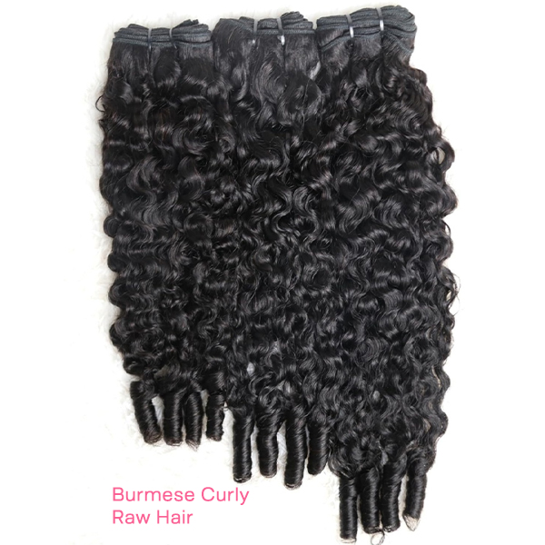 Burmese Curly Bundles With Spiral Curls Bouncy Curly Hair Weaves 10A Grade 100% Human Virgin Hair Unprocessed