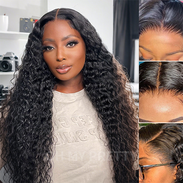 Water Wave Human Hair Wig 13*6 Lace Front Wig