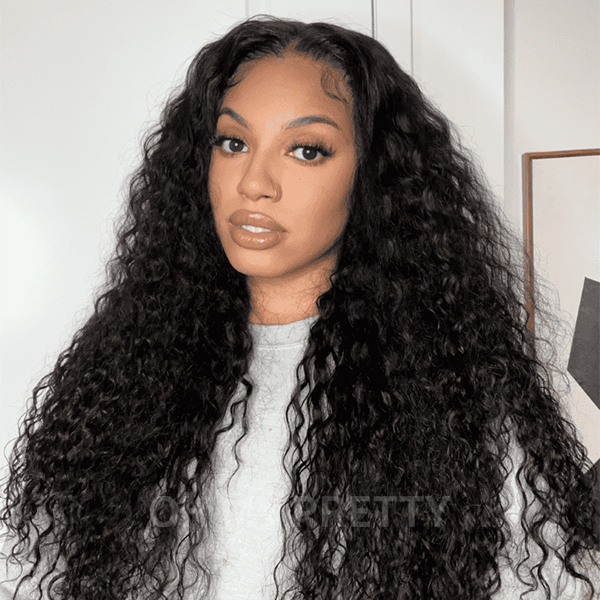 Water Wave Human Hair Wig 13*6 Lace Front Wig