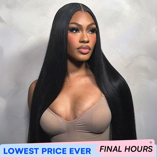 Luxury Wear Go 13x6 Silky Straight Glueless Wig HD Lace Front Wig With Invisi Draw-strings