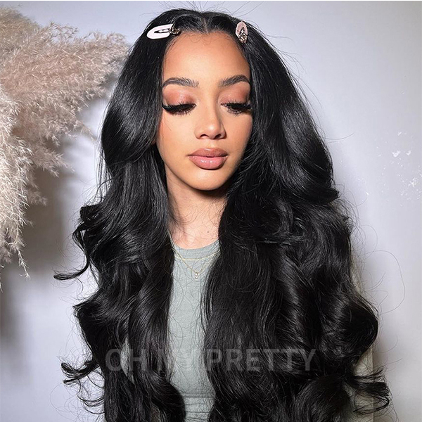OhMyPretty Loose Wave 13*4  Lace Front Wig with Pre-plucked Edges