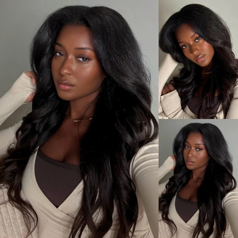 New In Luxury Wear Go 13x6 Kinky Curly Glueless Wig HD Lace Front Wig Real Ear To Ear With Invisi Draw-string Wig 250% Density