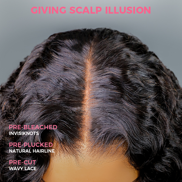 Luxury Wear Go 13x6 Deep Wave Glueless Wig HD Lace Front Wig Real Ear To Ear With Invisi Draw-string Wig