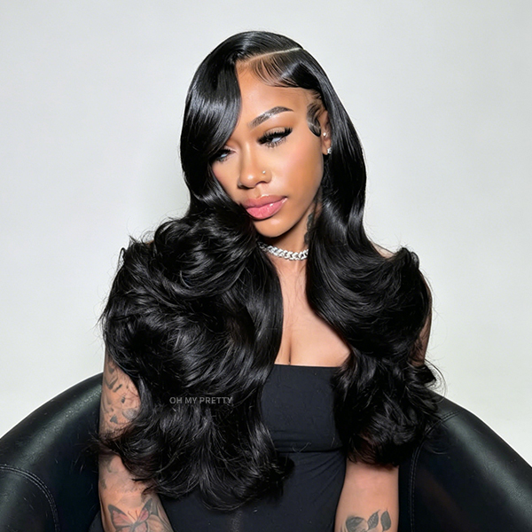 Luxury Wear Go 13x6 Body Wave Glueless Wig HD Lace Front Wig With Invisi Draw-strings