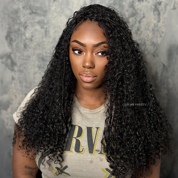 Water Wave Crochet Human Hair for Natural Boho Braids Miracle Knots Ready Time-Saving Pre-Separated Tangle Free