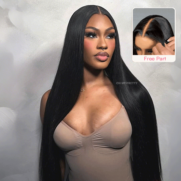 Luxury Wear Go 13x6 Silky Straight Glueless Wig HD Lace Front Wig With Invisi Draw-strings