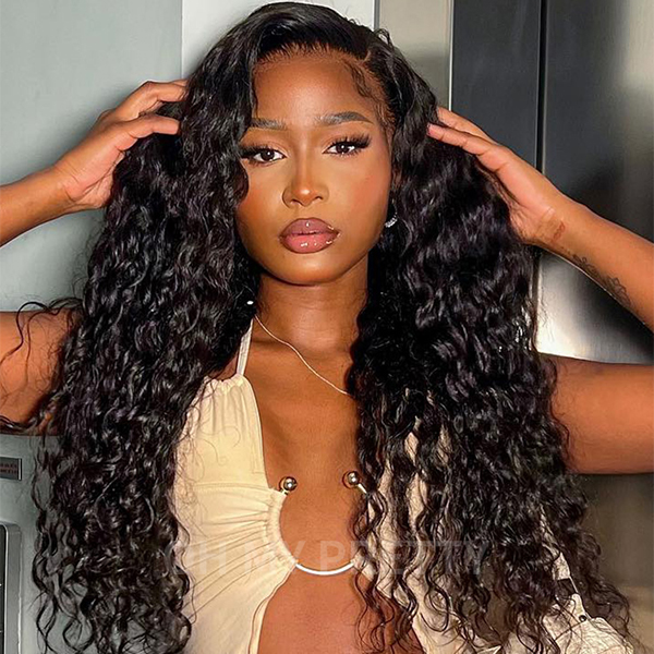 Water Wave Human Hair Wig 13*6 Lace Front Wig