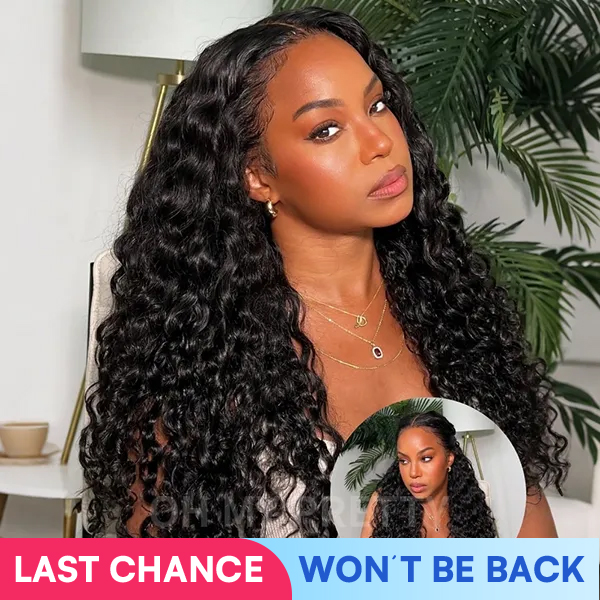 Luxury Wear Go 13x6 Deep Wave Glueless Wig HD Lace Front Wig Real Ear To Ear With Invisi Draw-string Wig