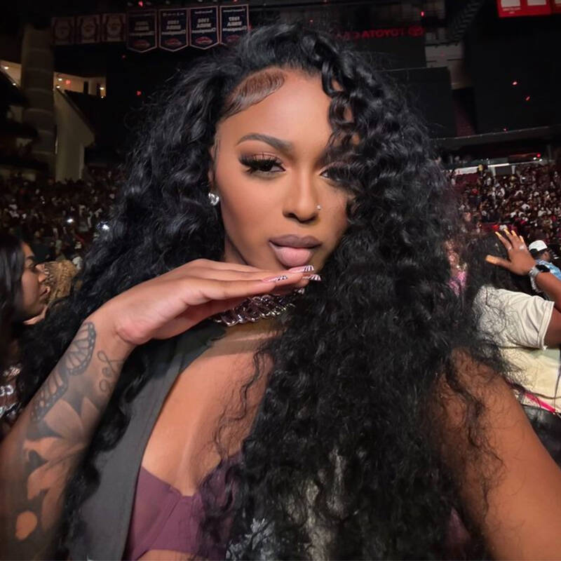 24 inch  loose deep wave half wigs