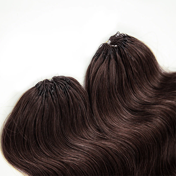 #4 Chocolate Brown Body Wave Crochet Human Hair Pre-Separated for Boho Braids & Miracle Knots Tangle Free & Reusable
