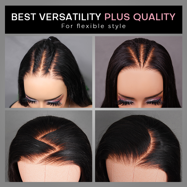 OhMyPretty Glueless Wand Curl Wear Go 6x4 HD Lace Wig With Pre-Plucked Natual Hairline Pre-Cut HD Lace Tiny Knots