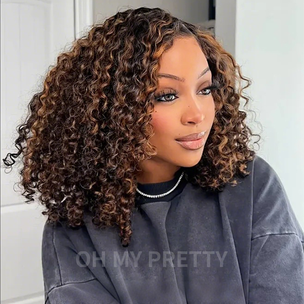 water wave half wigs