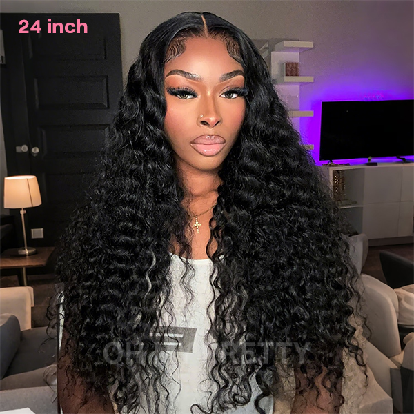 Deep Wave Human Hair Wig 13*6 Lace Front Wig