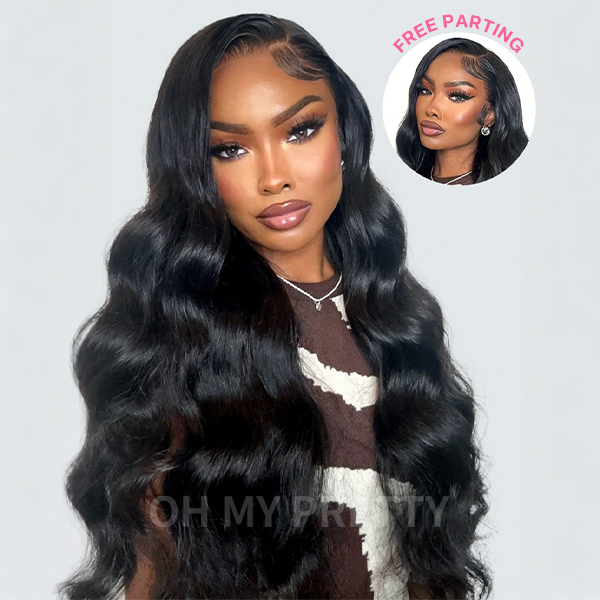 Wear Go 13x6 Body Wave Glueless Wig HD Lace Front Wig With Invisi Draw-strings