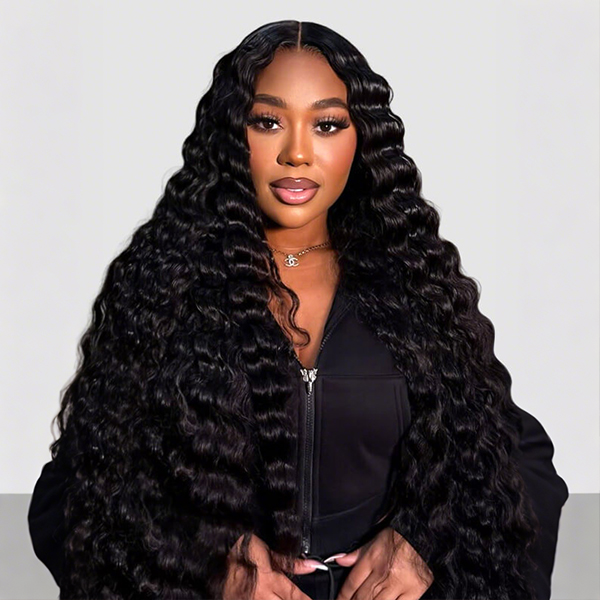 Deep Wave Human Hair Wig 13*6 Lace Front Wig