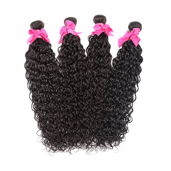 OhMyPretty Water Wave Virgin Human Hair 4 Bundles