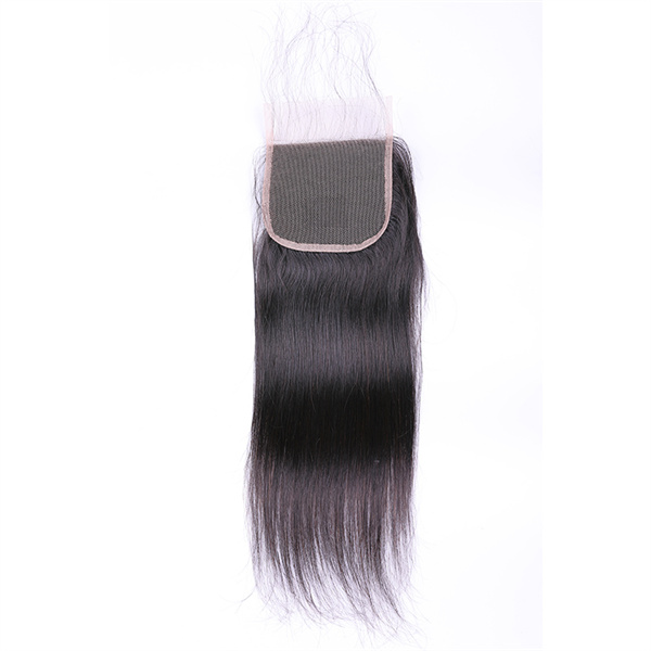 Straight Hair 4*4 Lace Closure with 3 Bundles