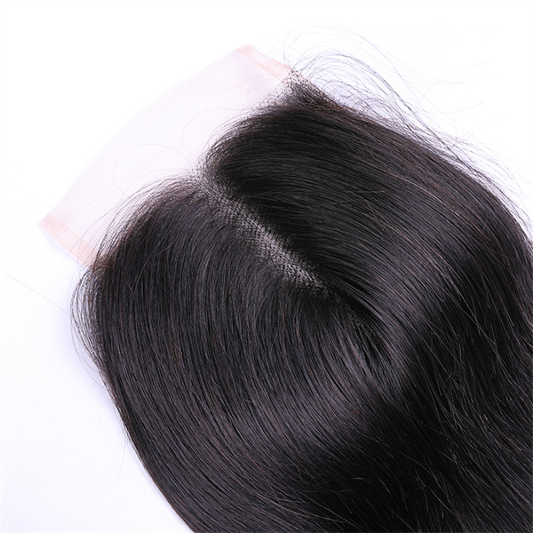 Straight Hair 4*4 Lace Closure with 3 Bundles