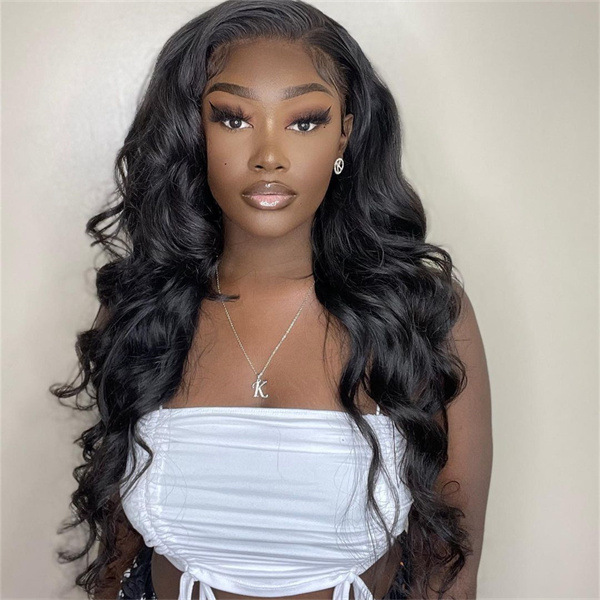 Body Wave Human Hair Wig13*6 Lace Front Wig With Pre Plucked Hairline