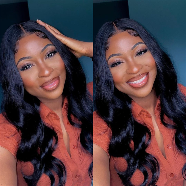 Body Wave Human Hair Wig 5*5 Lace Closure Wig