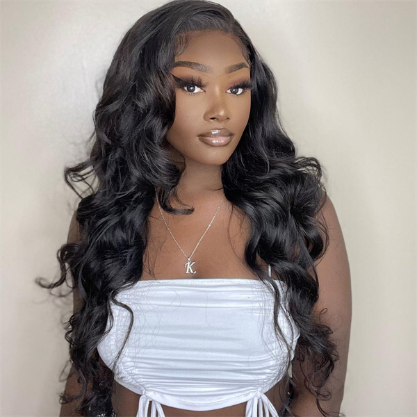 Body Wave Human Hair Wig13*6 Lace Front Wig With Pre Plucked Hairline