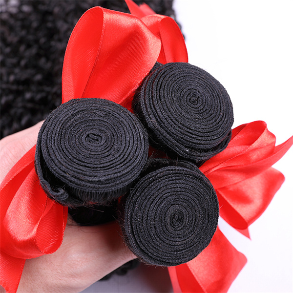 OhMyPretty Kinky Curly Virgin Human Hair 3 Bundles