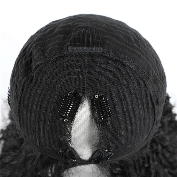 deep wave v part wig cap