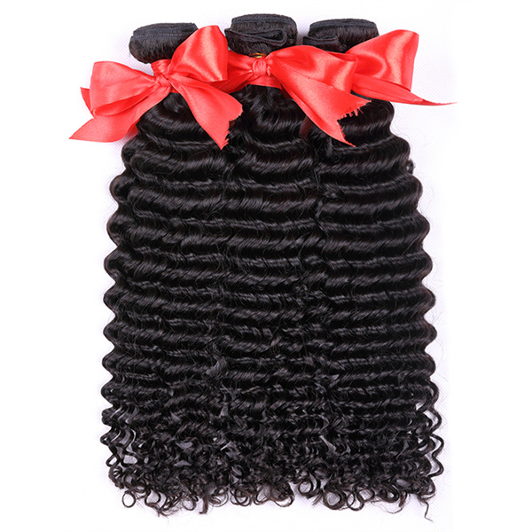 OhMyPretty Deep Curly Virgin Human Hair 3 Bundles