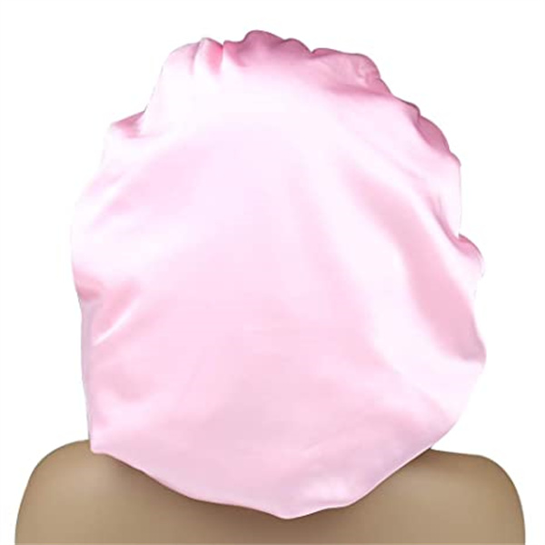 Sleep Caps Stain Lined Hair Bonnets