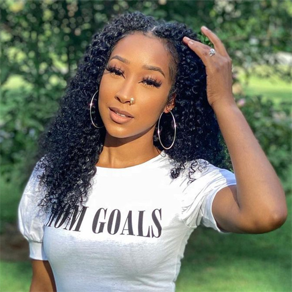 U Part Wigs Water Wave Human Hair Wig