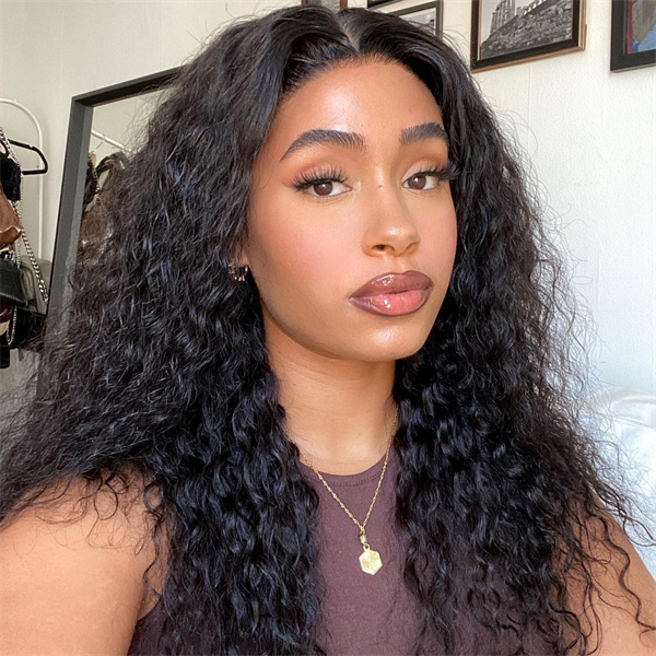 Water Wave Human Hair Wig 13*6 Lace Front Wig