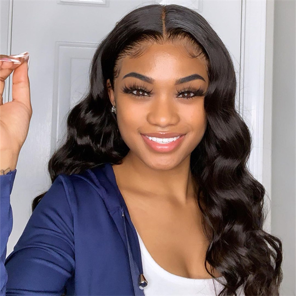 OhMyPretty Body Wave  4*4  Lace Closure Wig with Pre-plucked Edges