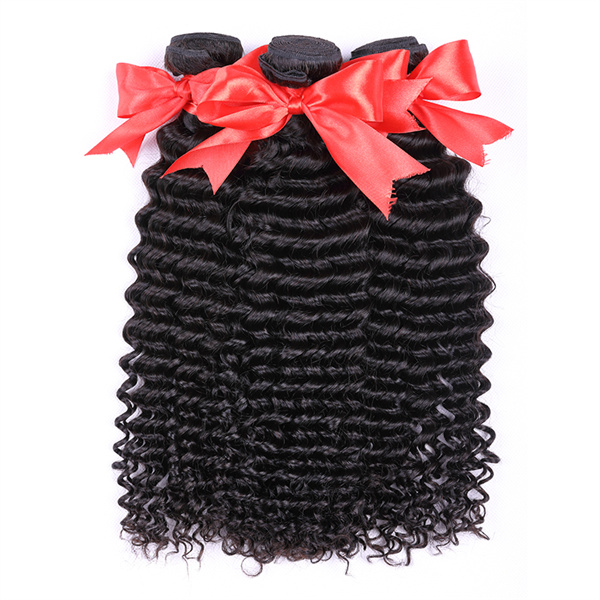 OhMyPretty Deep Curly Virgin Human Hair 3 Bundles