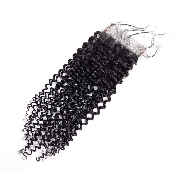 Water Wave Hair 4*4 Lace Closure with 3 Bundles