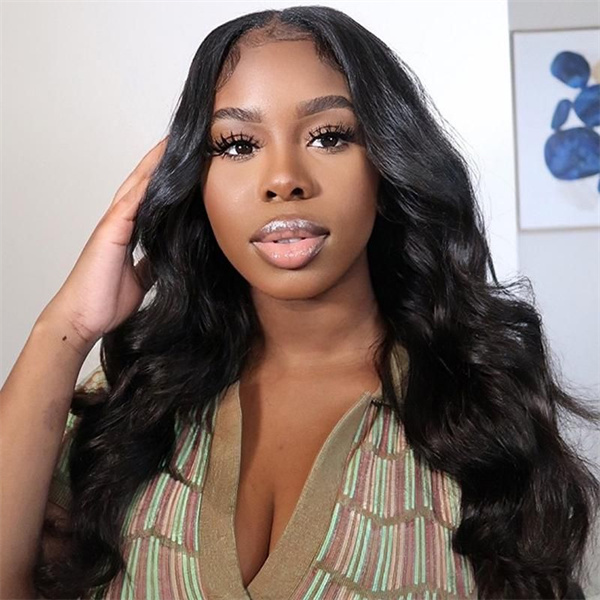 body wave wig v part